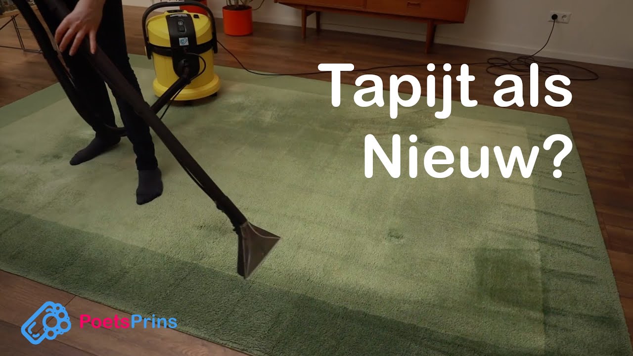 vloerbedekking schoonmaken