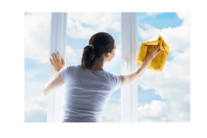 strepen ramen wassen