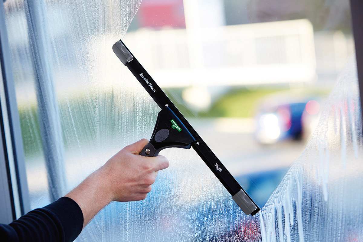 vuile ramen wassen